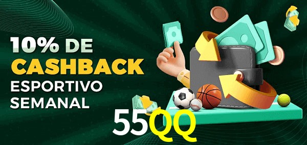 10% de bônus de cashback na 55QQ